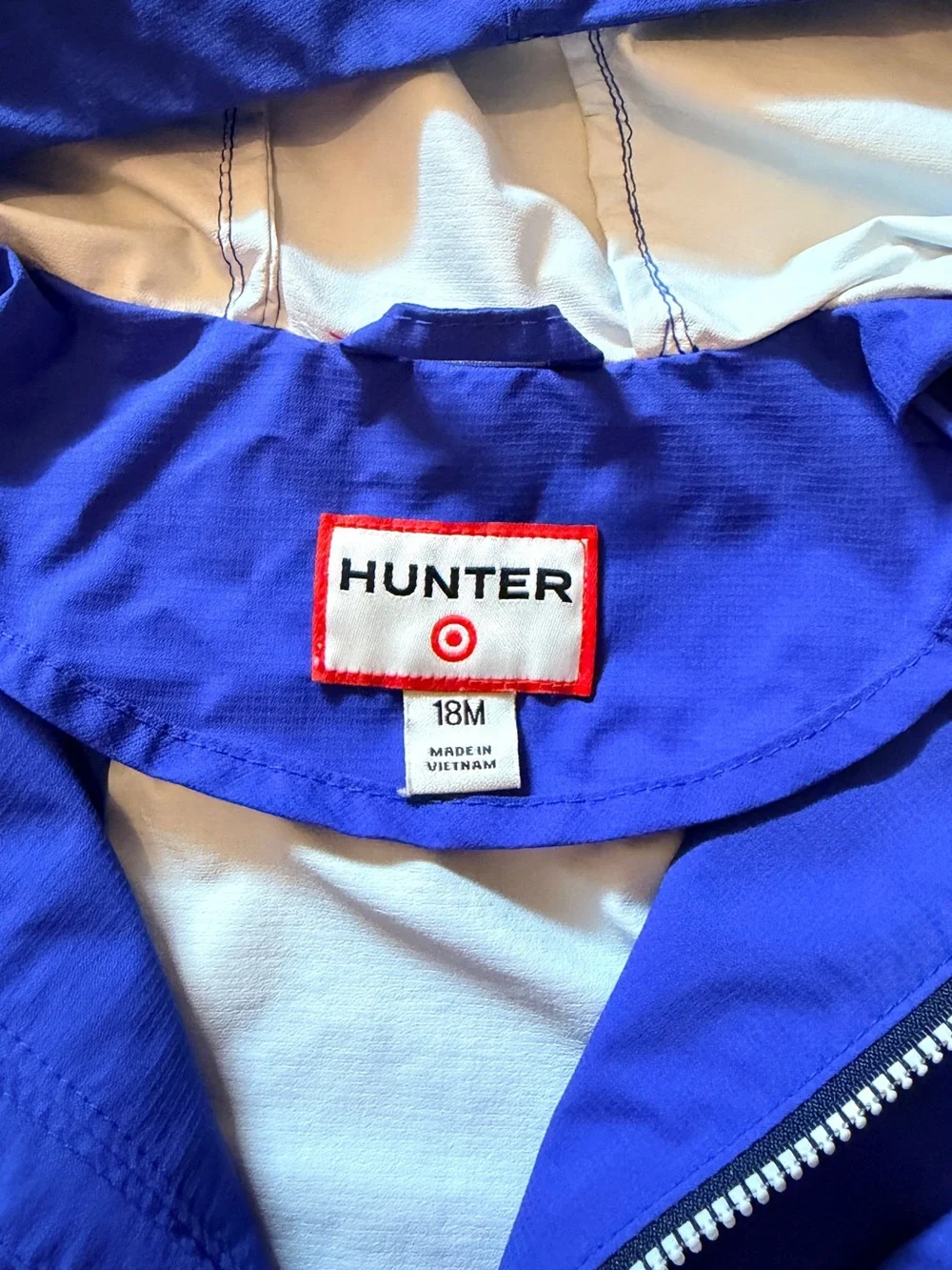 Hunter for Target Kids Purple Hooded Raincoat